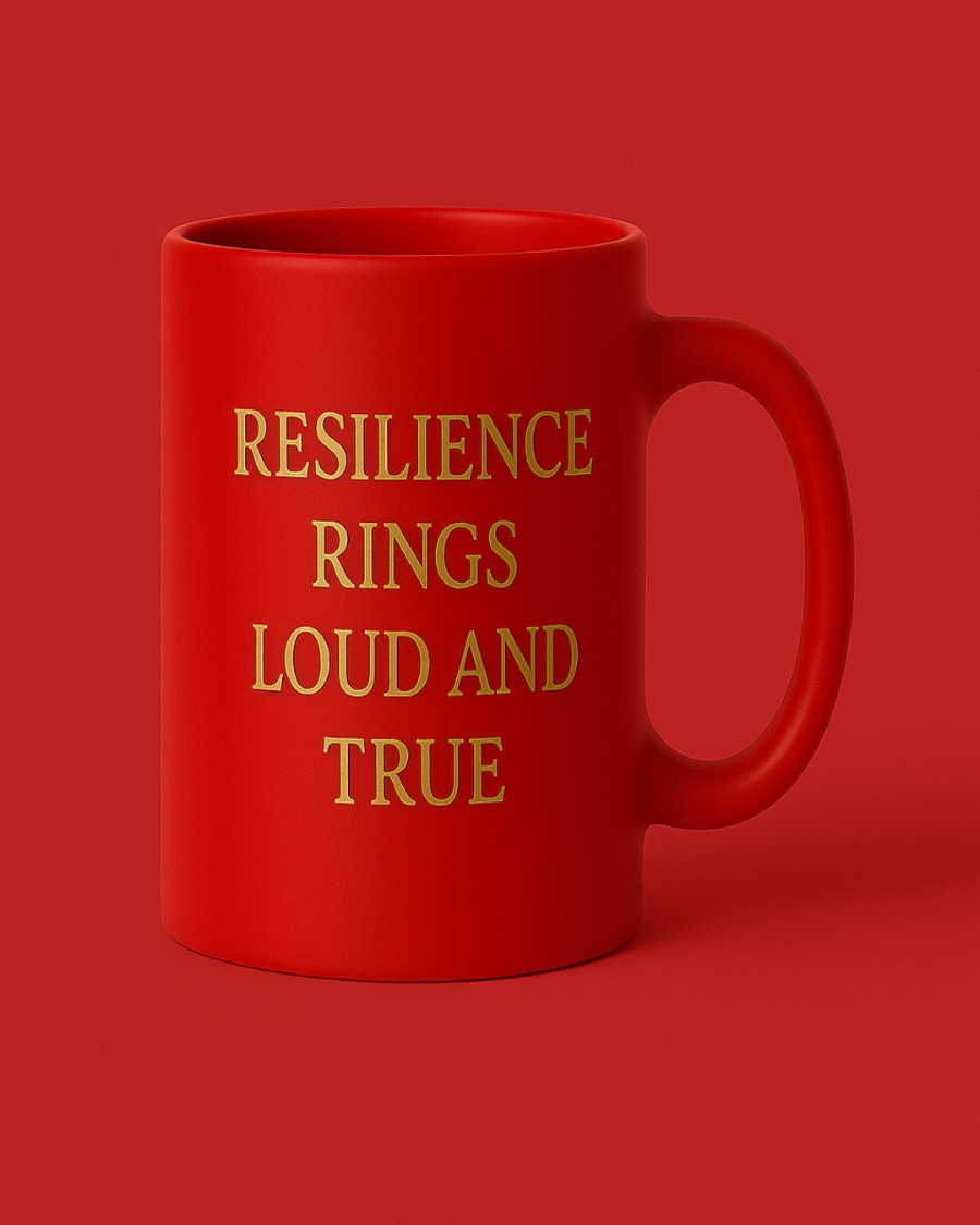 Voice Mug - Resilience Rings Loud and True